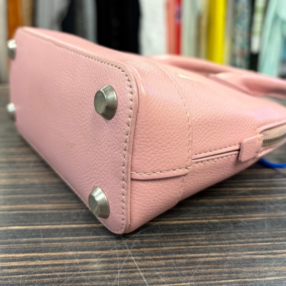 Balenciaga Logo Ville Bag Leather XXS Pink top handle bag - Picture 3 of 7